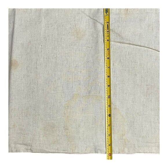 Envogue Linen Table Runner Cream Color W Gray White Pumpkins Fall 86” X 16” READ - Picture 7 of 14